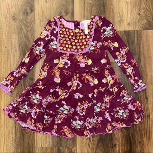Matilda Jane Maroon Flowers Dress/Tunic